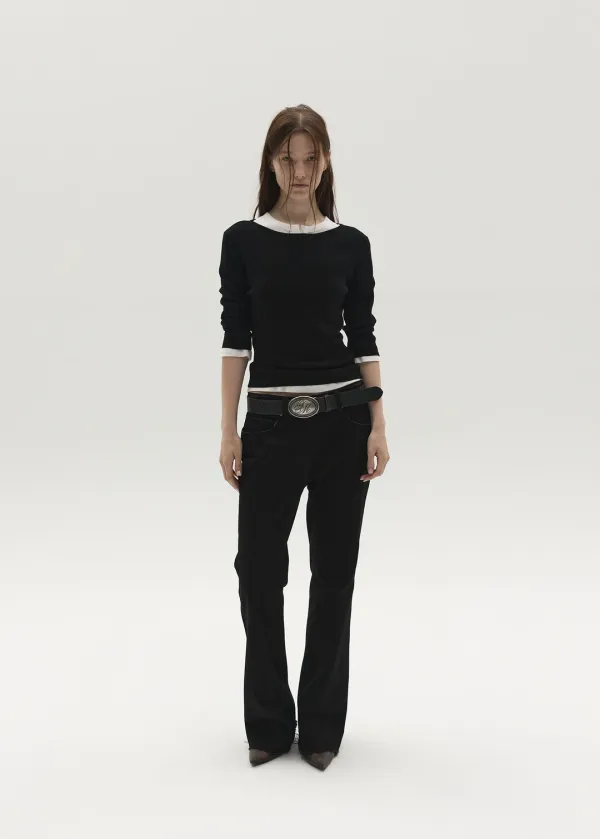 ESSENTIAL BLACK DENIM (BLACK)