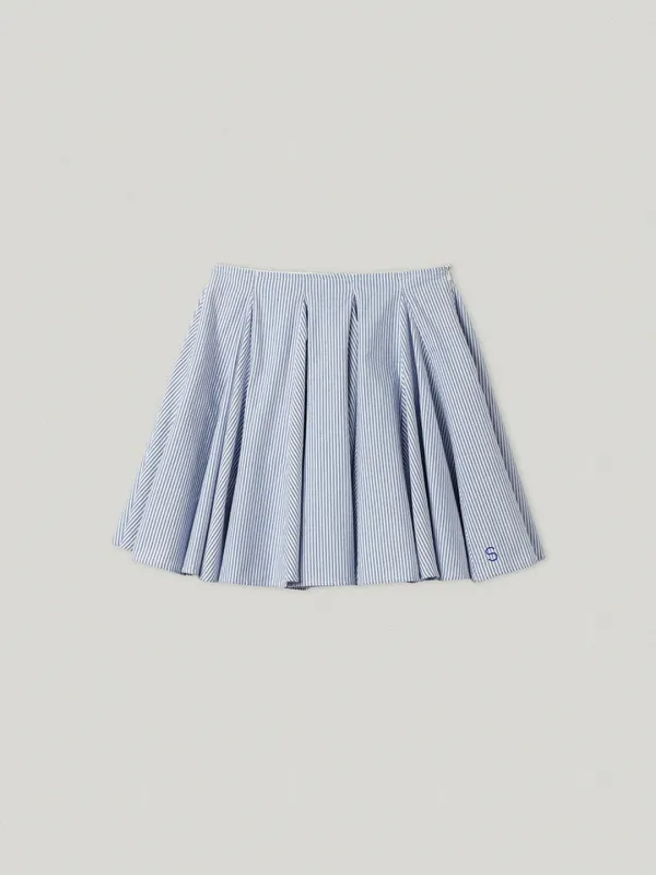 Arosa Flare Skirt Blue Striped (2nd)