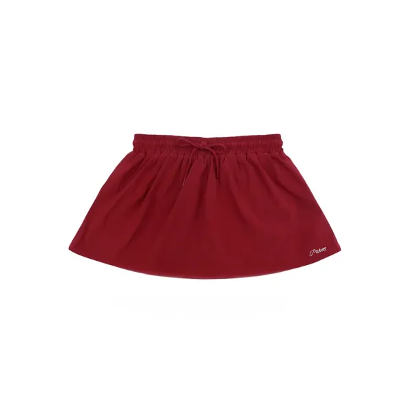 Sporty A Line Skirt (wine red)