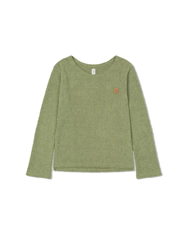 TEDDY SLIT TOP (3color,2size)