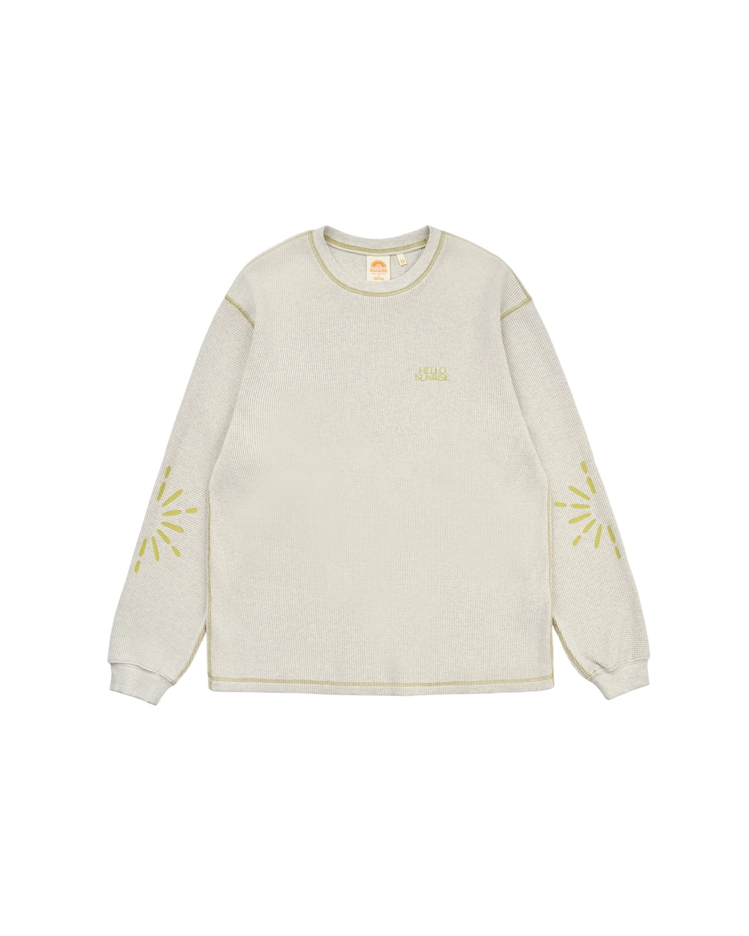 헬로선라이즈 Sunlight Waffle L/S_Melange Ivory 상품 이미지 1
