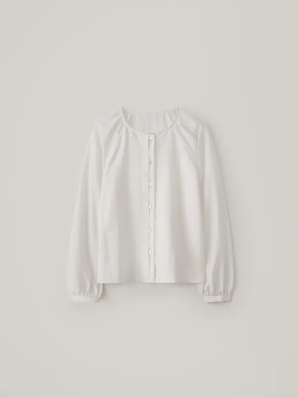 Ren Shirring Blouse - Ivory
