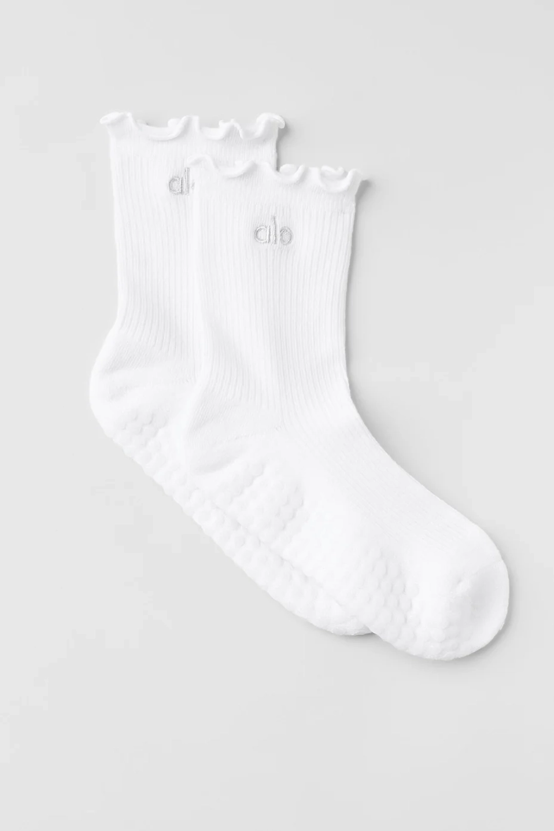 알로요가 Lettuce Edge Grip Sock - White 상품 이미지 1
