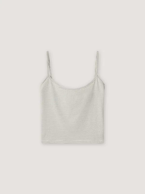 [2nd] Fin Stripe Sleeveless - Cream