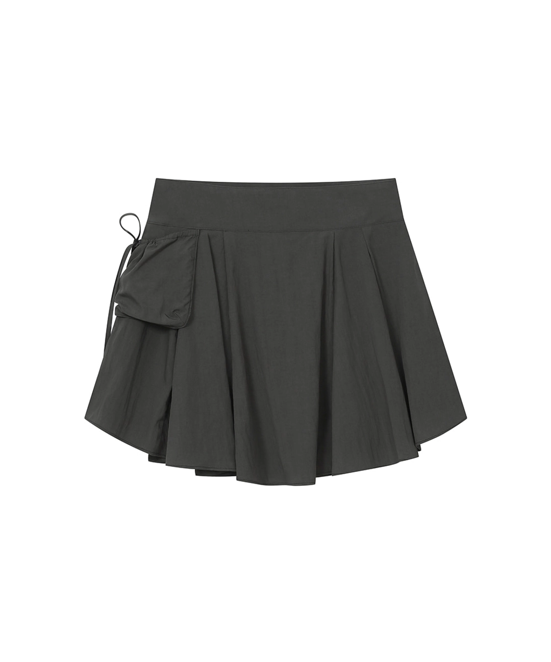 미세키서울 [레이 PICK] Draped side pocket midi skirt CHARCOAL 상품 이미지 2