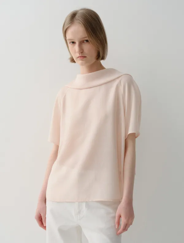 Cera Scarf Blouse (Pink)