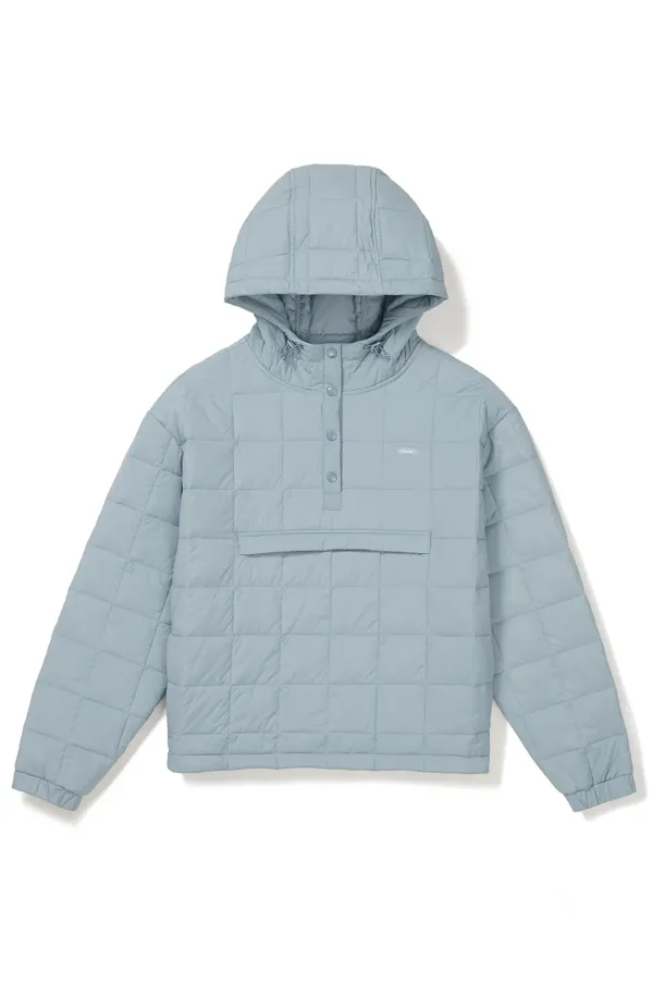 [24FW clove] Quilted Anorak_Women (Sky Blue)