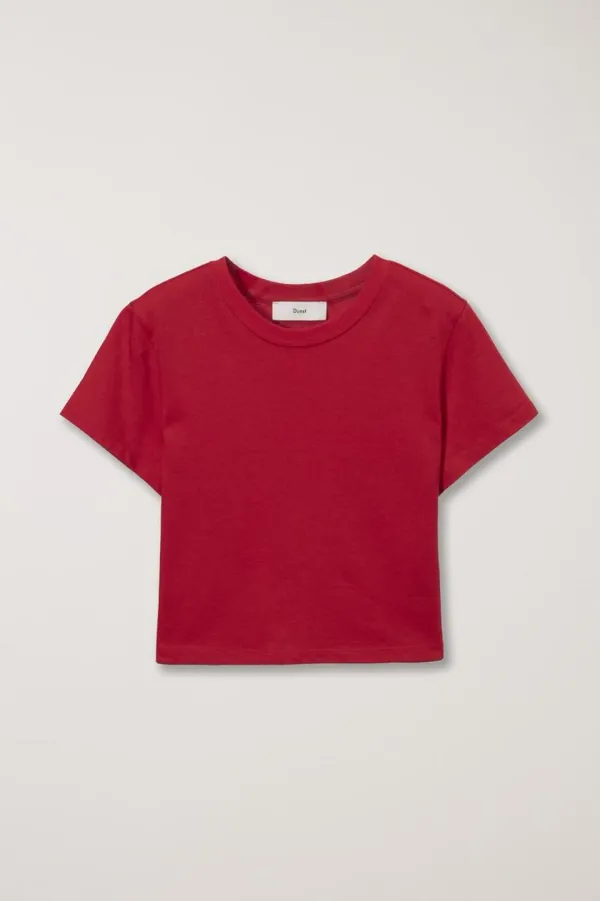 CROPPED T-SHIRT RED_UDTS5A202R2