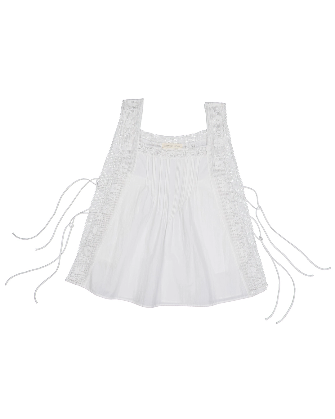 모노크롬 narr lace blouse (white) 상품 이미지 1