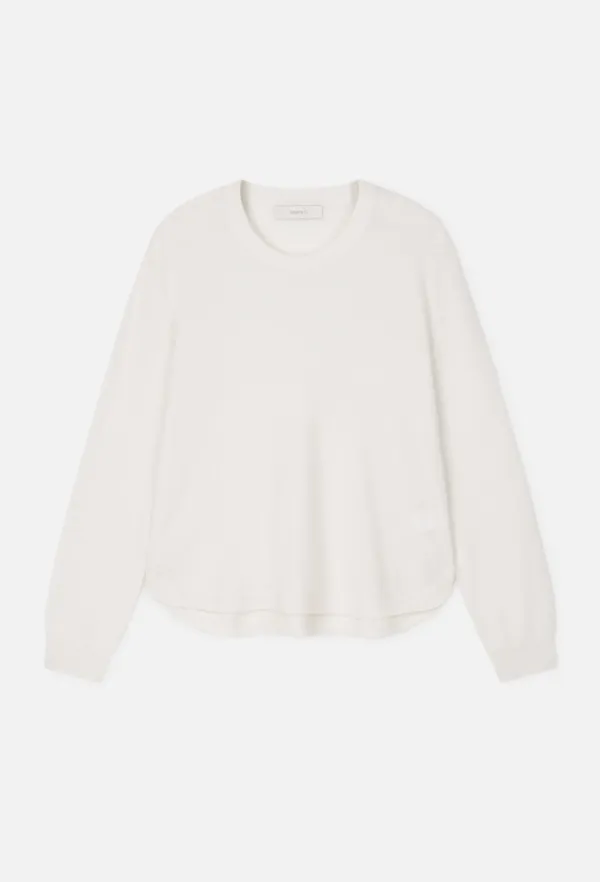Cashmere Crew-Neck Knit (Ivory)