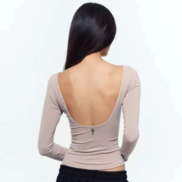 DEEP SCOOP BACK T (SKIN)