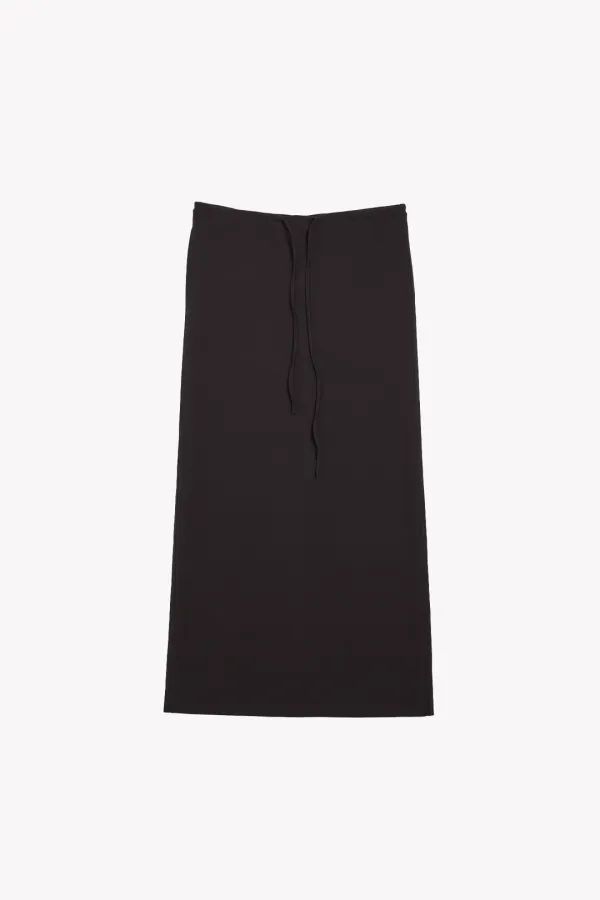 Lint String Long Skirt (Brown)