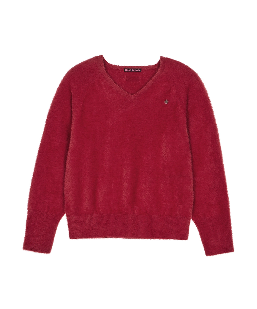 로제프란츠 Fur V-neck Knit [Red] 상품 이미지 1