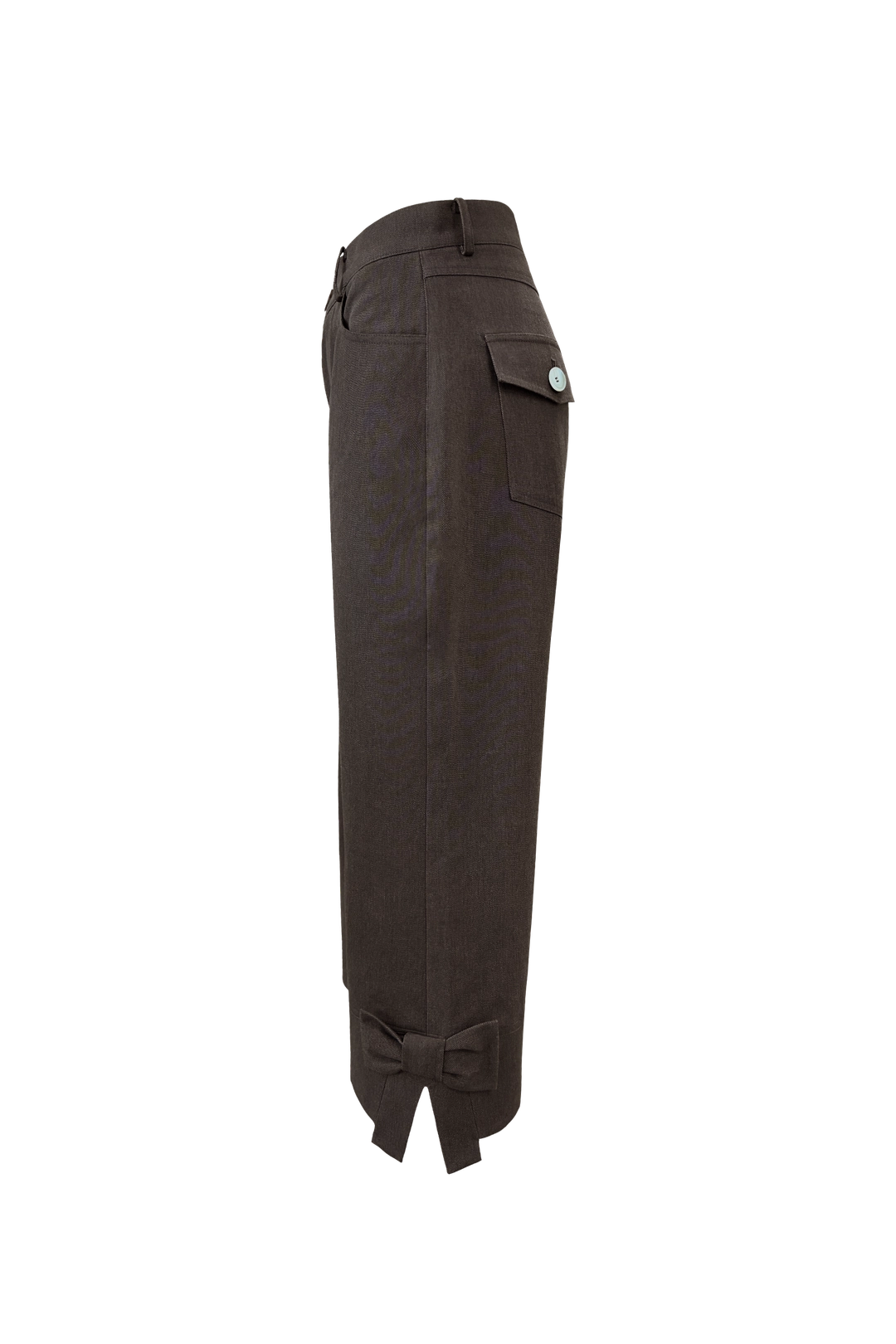 체메씨 BOW CAPRI PANTS (BROWN) 상품 이미지 2