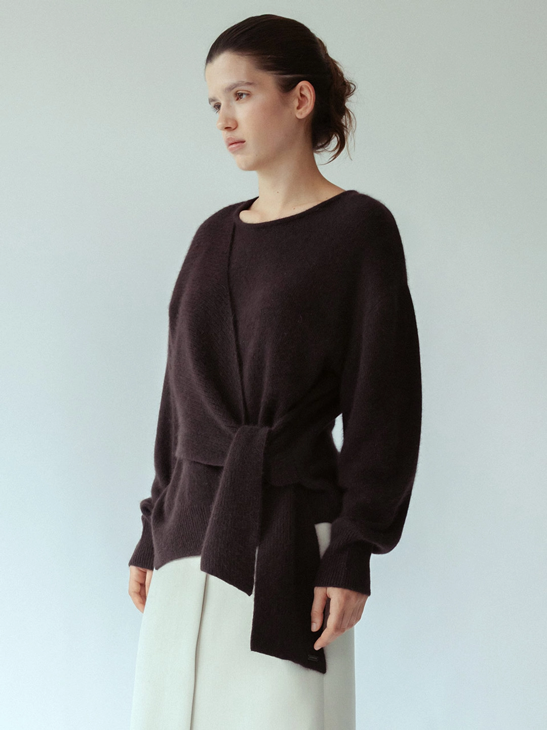 루에브르 Racoon Tied Knit Pullover SK5WP476_2color 상품 이미지 2