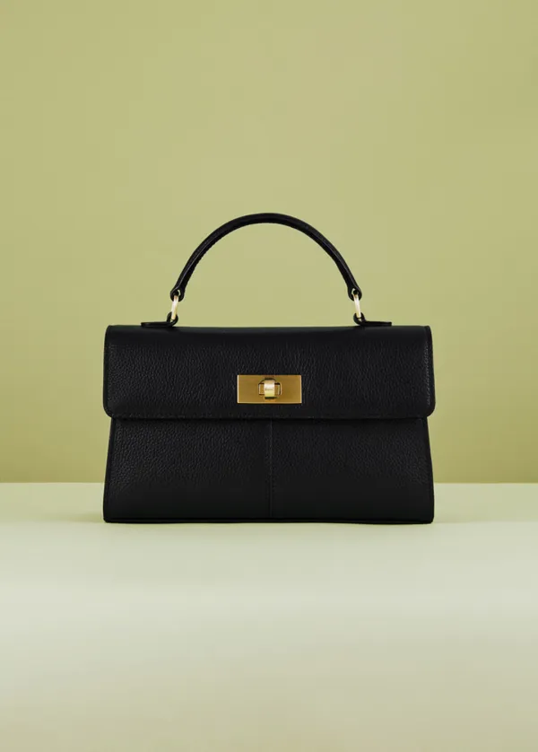 CHIXLABEL H 레브 스퀘어백 22(Small) - Black