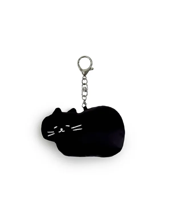 Satin Vamvam Keyring Black