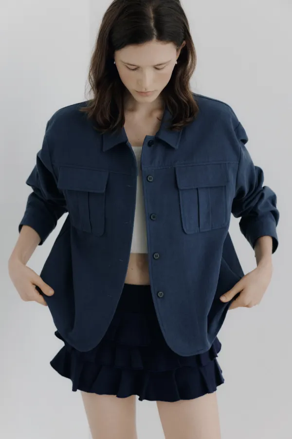 POCKET SHIRT - DARK BLUE