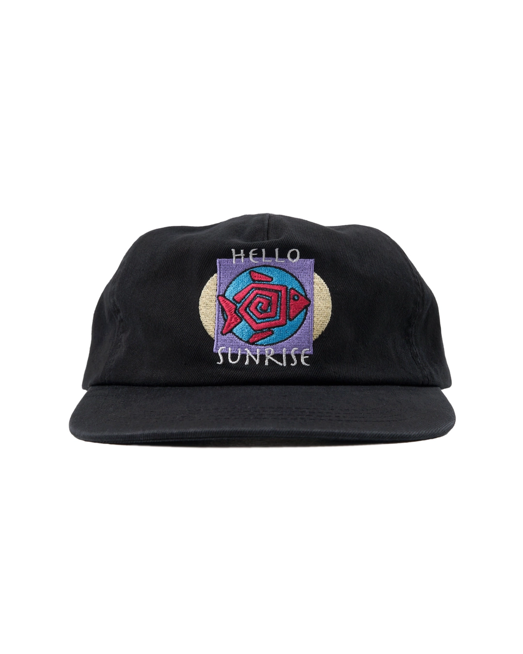 헬로선라이즈 Fish Logo Relaxed Fit 5Panel Cap_Black 상품 이미지 2