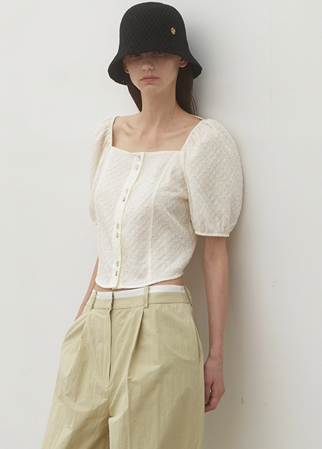 아뜰리에 나인 (BL-4215)BENNY PUFF FEMININE BLOUSE 상품 이미지 3