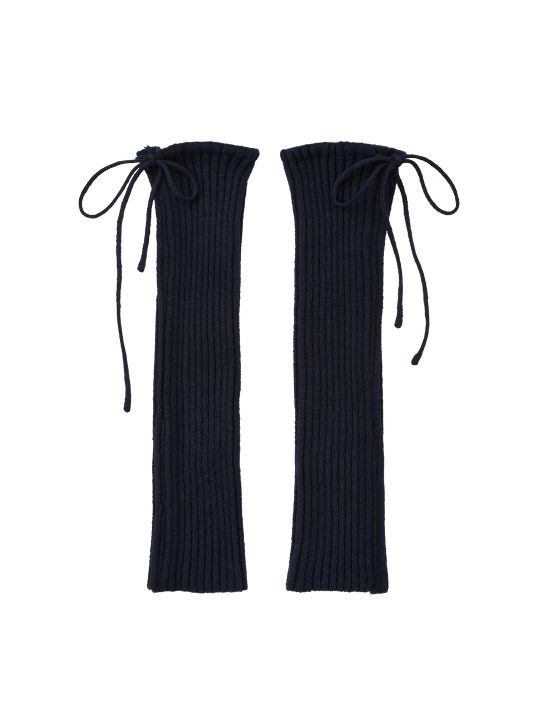 포에브 Drawstring Leg Warmer - Navy 상품 이미지 3