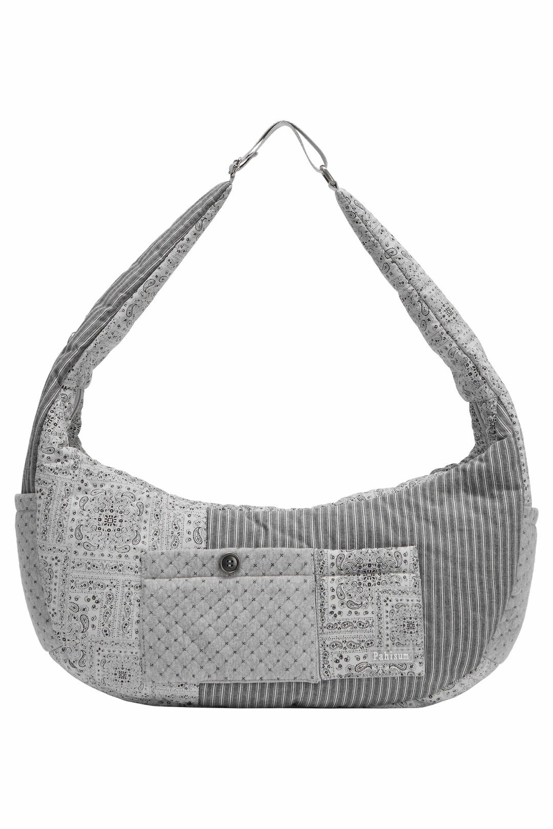파히섬 PATCHWORK CROSSBODY BAG_GRAY 상품 이미지 1