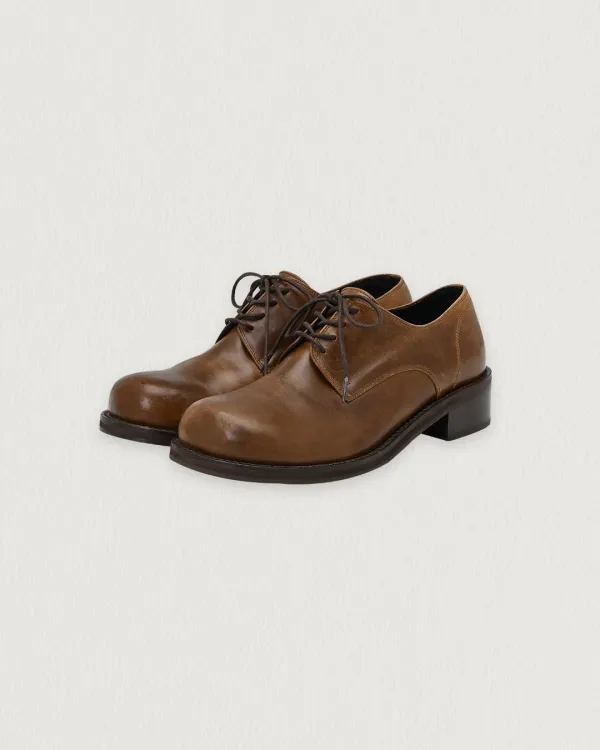 [Exclusive] flétta Handmade Derby Shoes_Brown