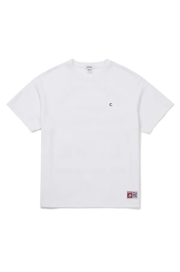 [26SM clove] Mickey_Athletic T-Shirt (White)