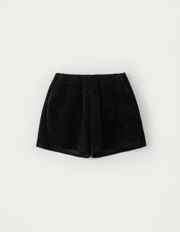 Sein Velour Shorts - Black