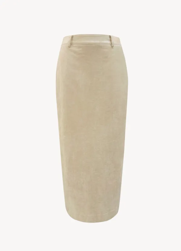 Jaco Suede Maxi Skirt
