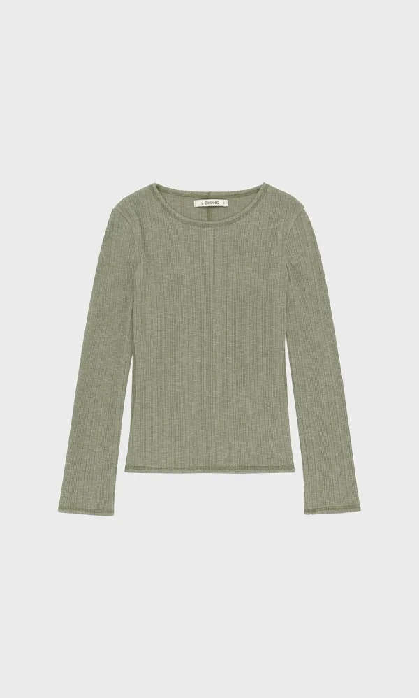 Outline Basic Top_Khaki
