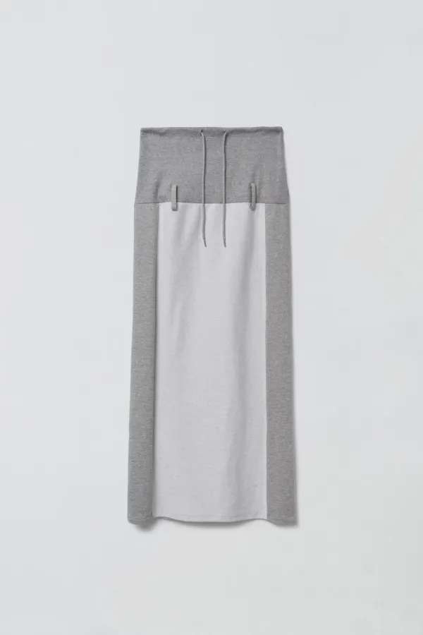 [2차 리오더] DUAL-WAY DETAIL SKIRT_MELANGE