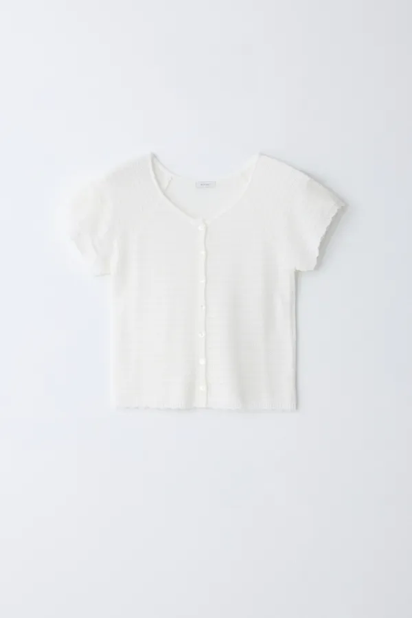 Vesto Cardigan_White