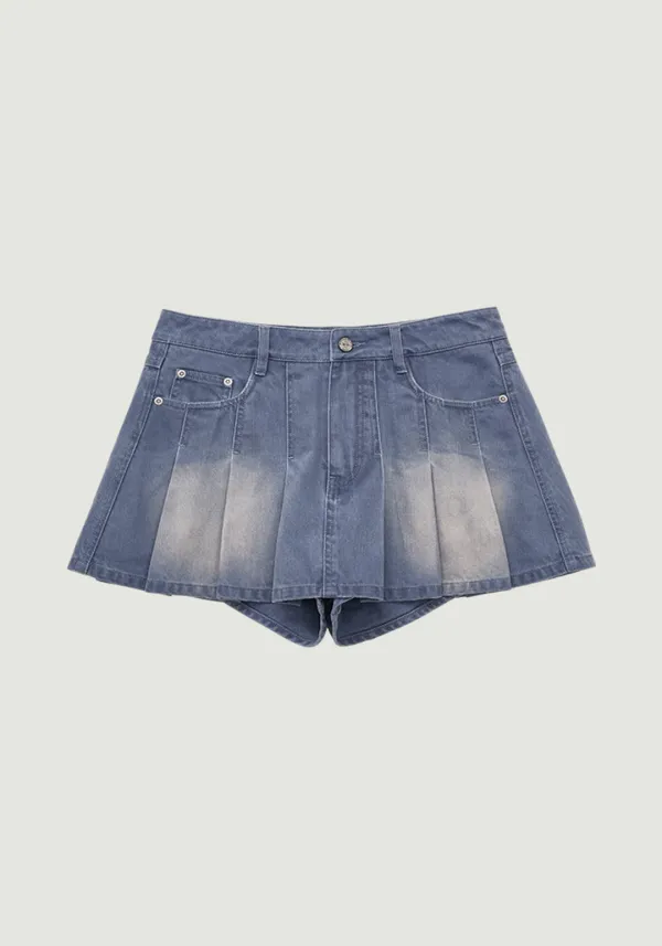 TASHA DENIM SKIRT PANTS
