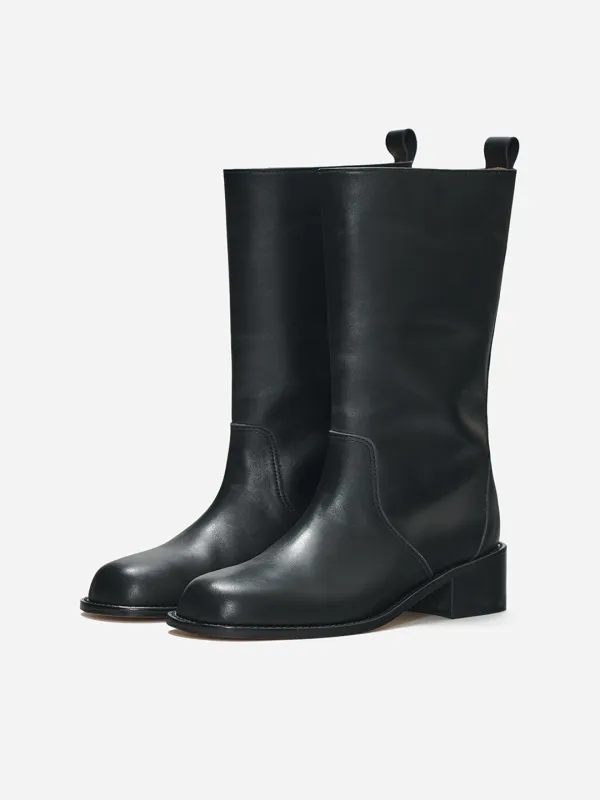 Essential Middle Boots Black