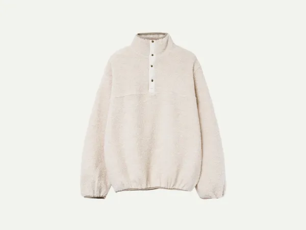 Via Fleece pullover  (Beige)