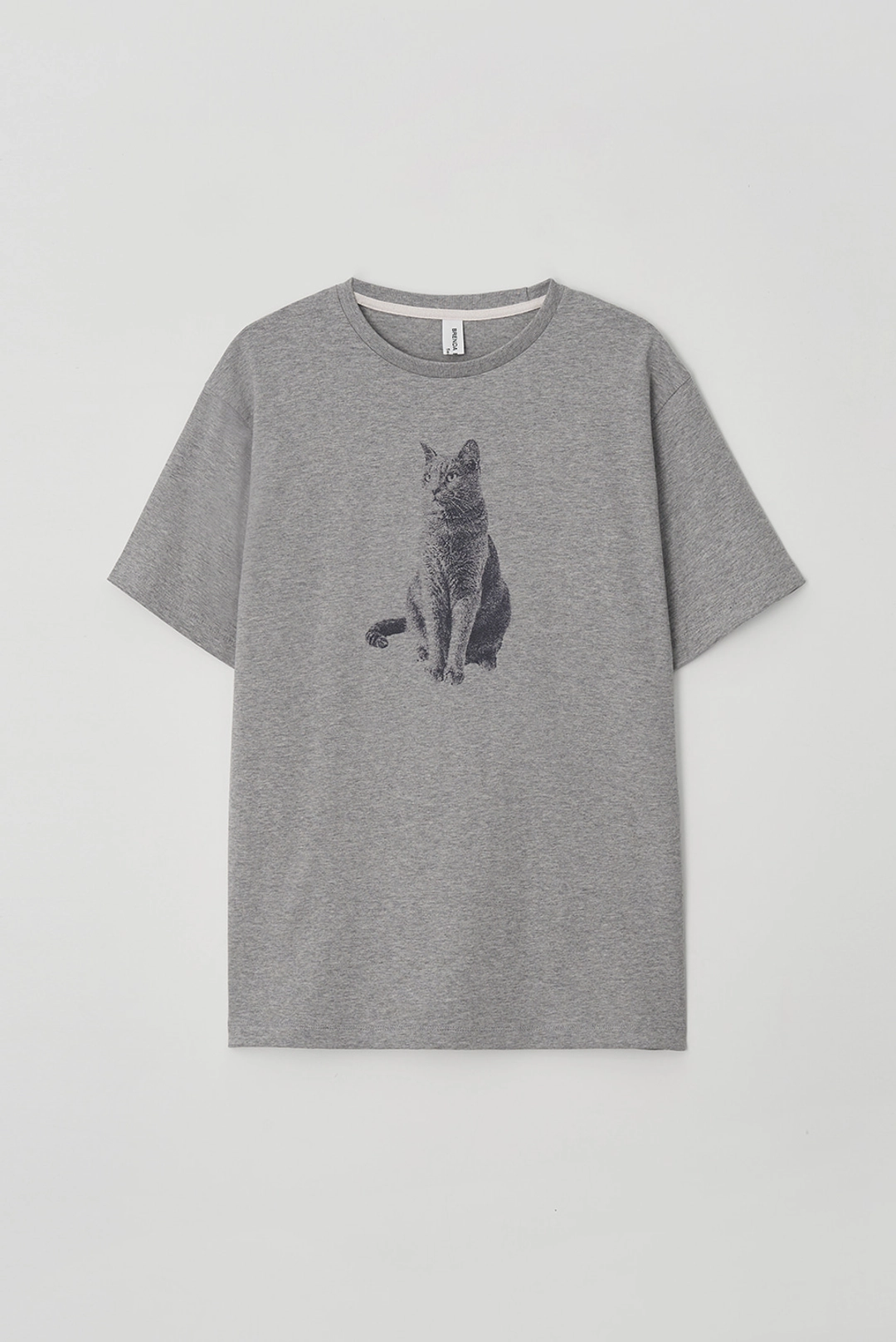 브렌다 브렌든 love cat tee - grey 상품 이미지 2