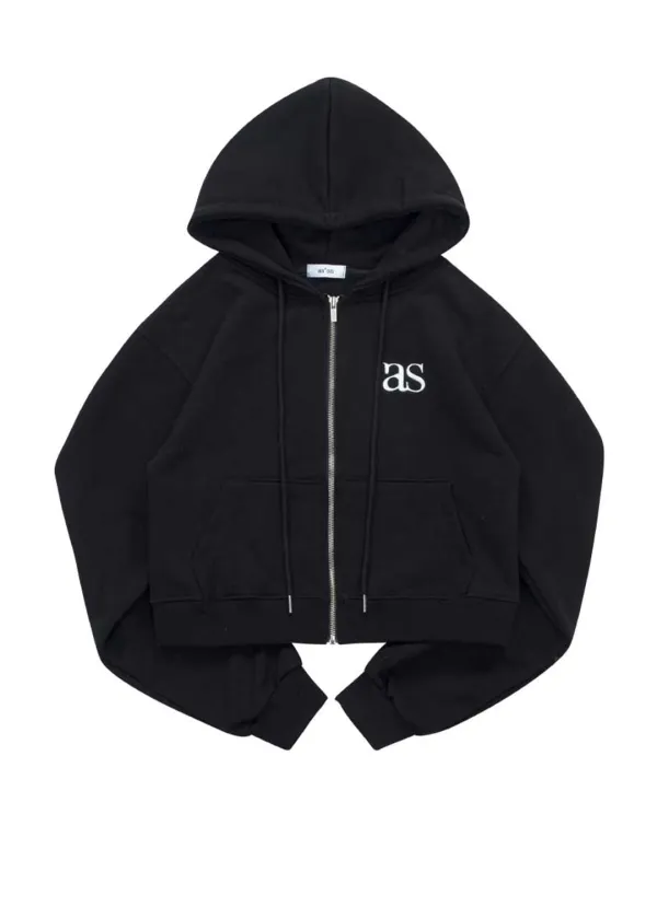 BASIC TRAINING HOOD ZIP-UP / BLACK