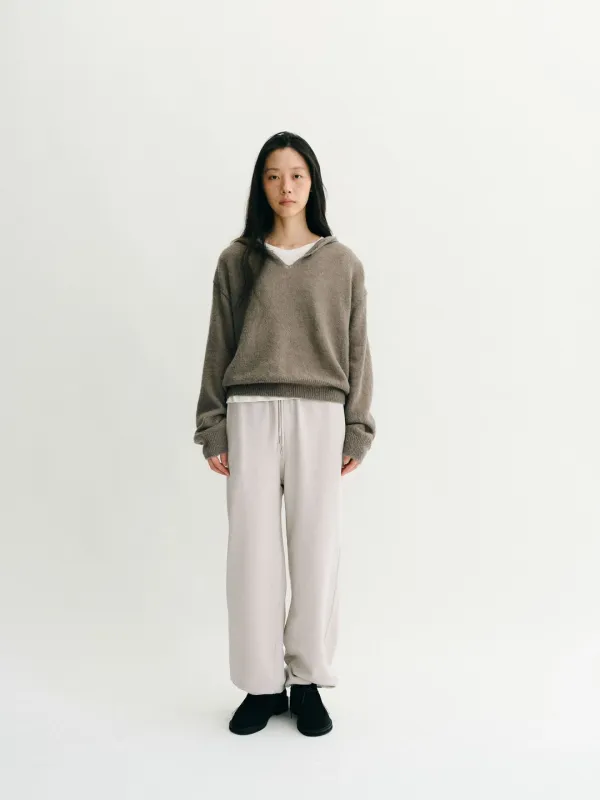 Sheer Hood Knit (Mocha)
