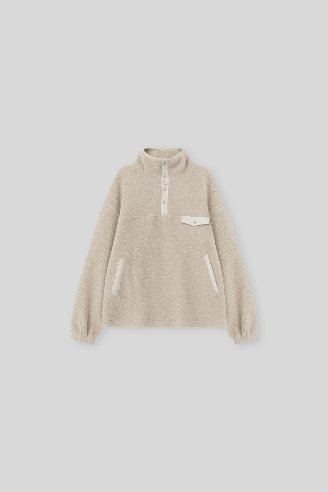 더미튼 Levee fleece pullover (beige) 상품 이미지 1