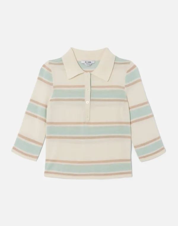 The Range Polo - Light Mint Combo