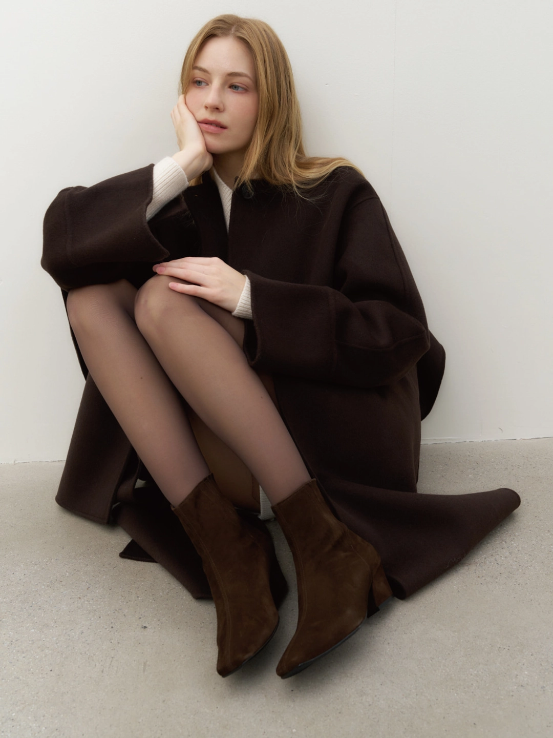 러브듀이 25 ACCORDION ankle boots/ 브라운스웨이드 상품 이미지 2