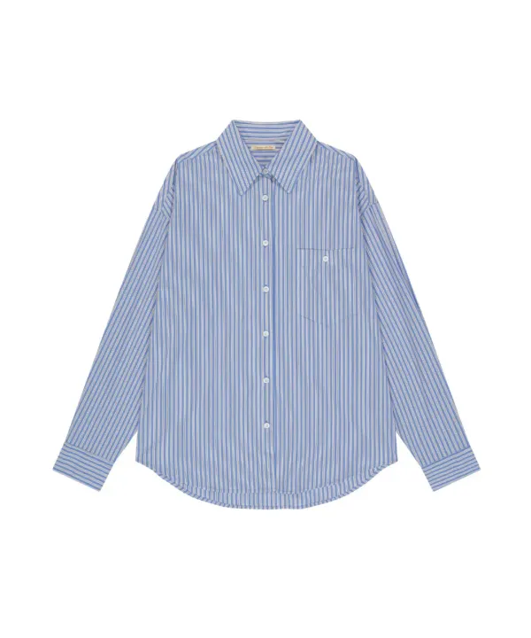 A3514 멀티 스트라이프 셔츠_Cloudy blue