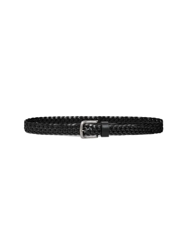 [2nd] G CLASSIC BRAIDED BELT (BLACK)