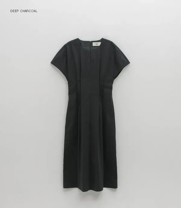 (OP-6194)ESSENTIAL MARY PINTUCK DRESS