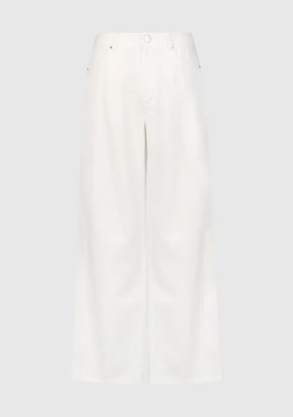 White Full-Length Pants