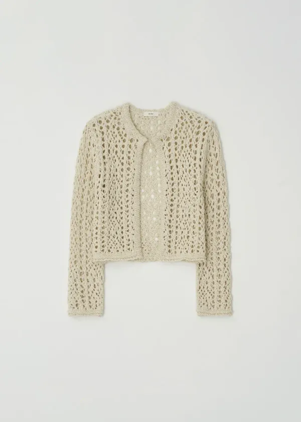 Net Knit Cardigan(Beige)