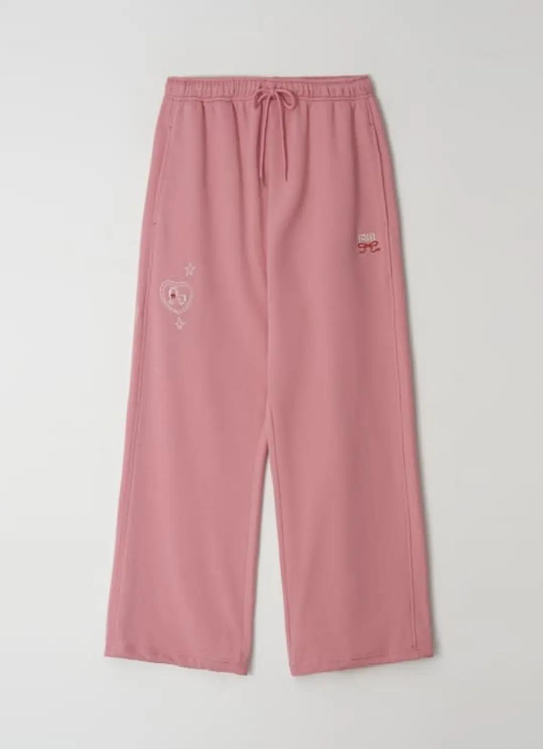 론론 DRAWING PONY STITCH SWEAT JOGGER PANTS PINK 상품 이미지 3