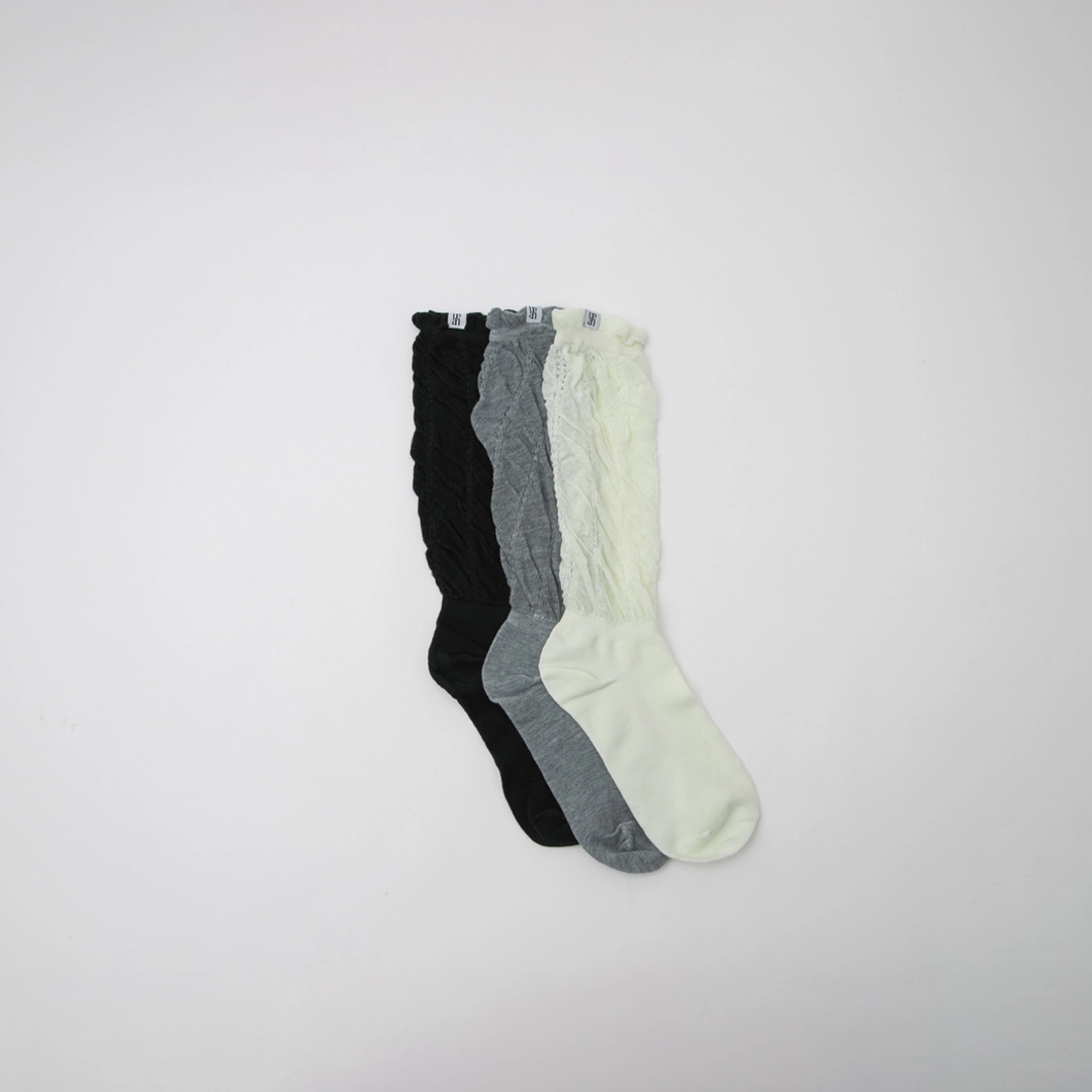 아뜰리에 나인 (Z-SC-0035)SHIRRING LOOSE SOCKS 상품 이미지 2
