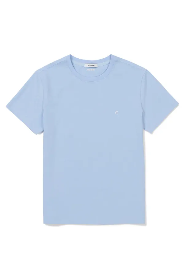 [24SS clove] Daily Fitted T-Shirt (Sky Blue)